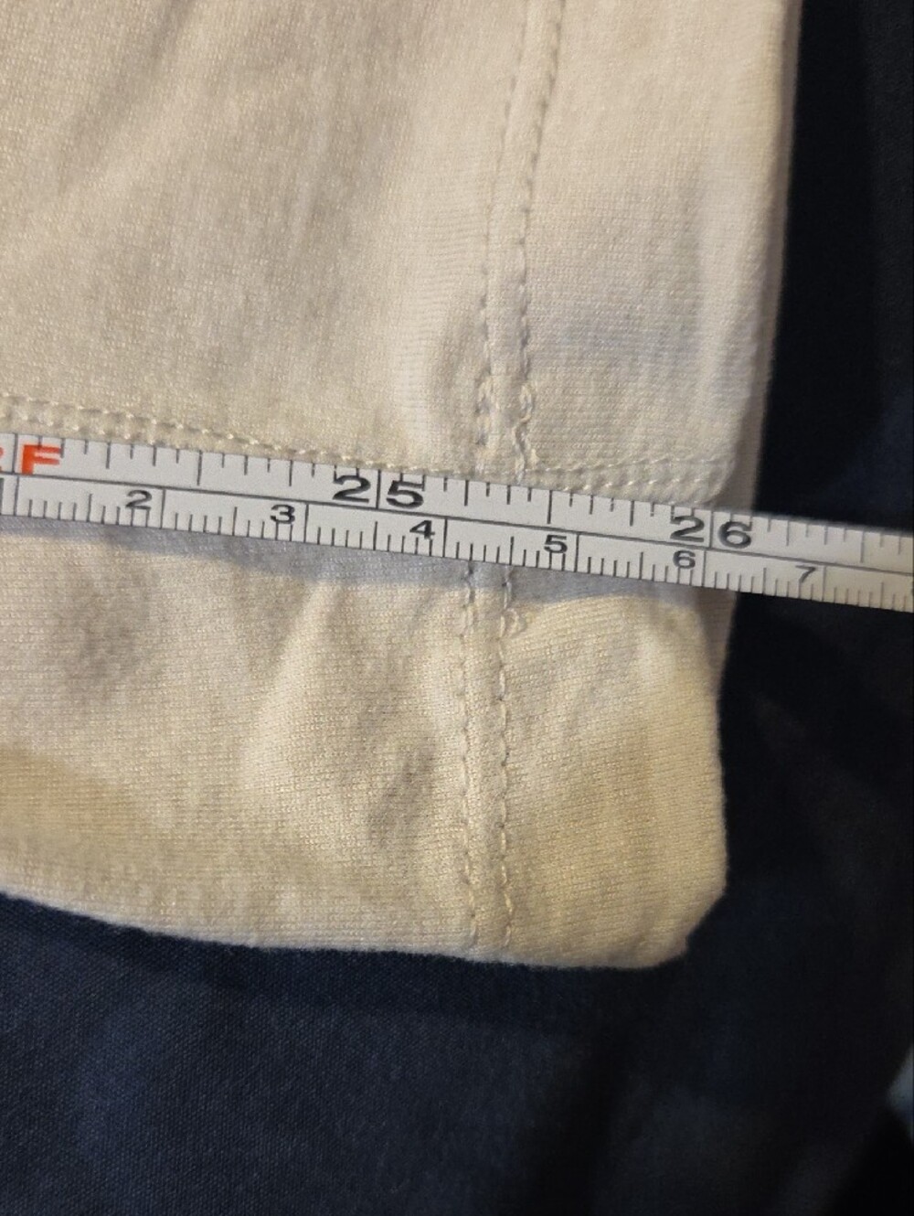 Kirkland Signature Women's Light Cream Drawstring Crop Pant,  Size Large - Picture 9 of 9